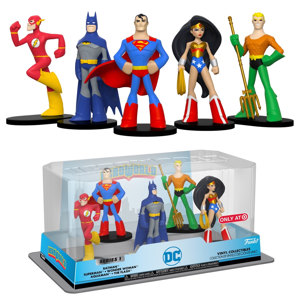 Batman, Superman, Wonder Woman, Aquaman, The Flash | Vinyl Art Toys |  hobbyDB