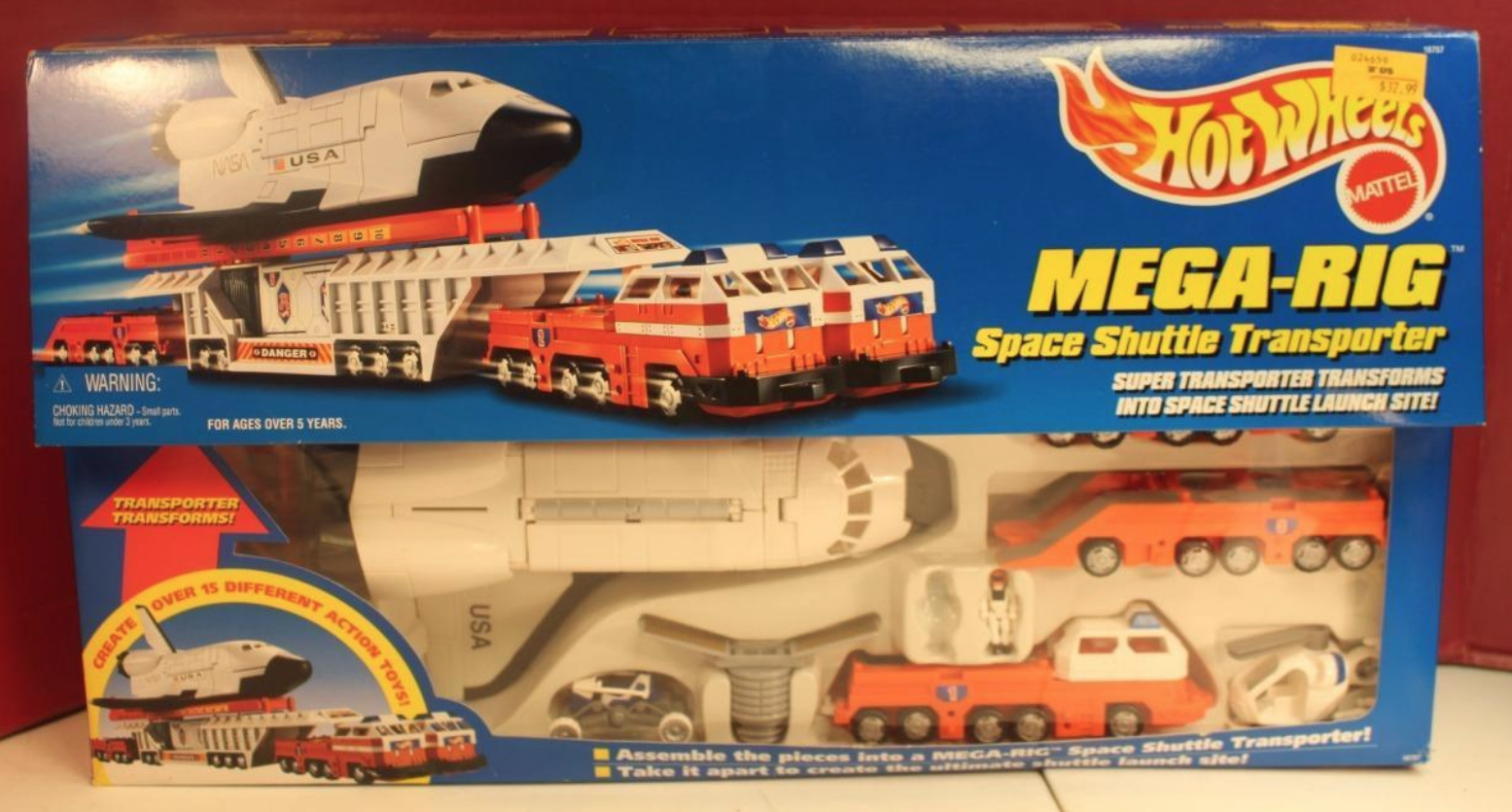 Hot wheels mega rig space shuttle 2025