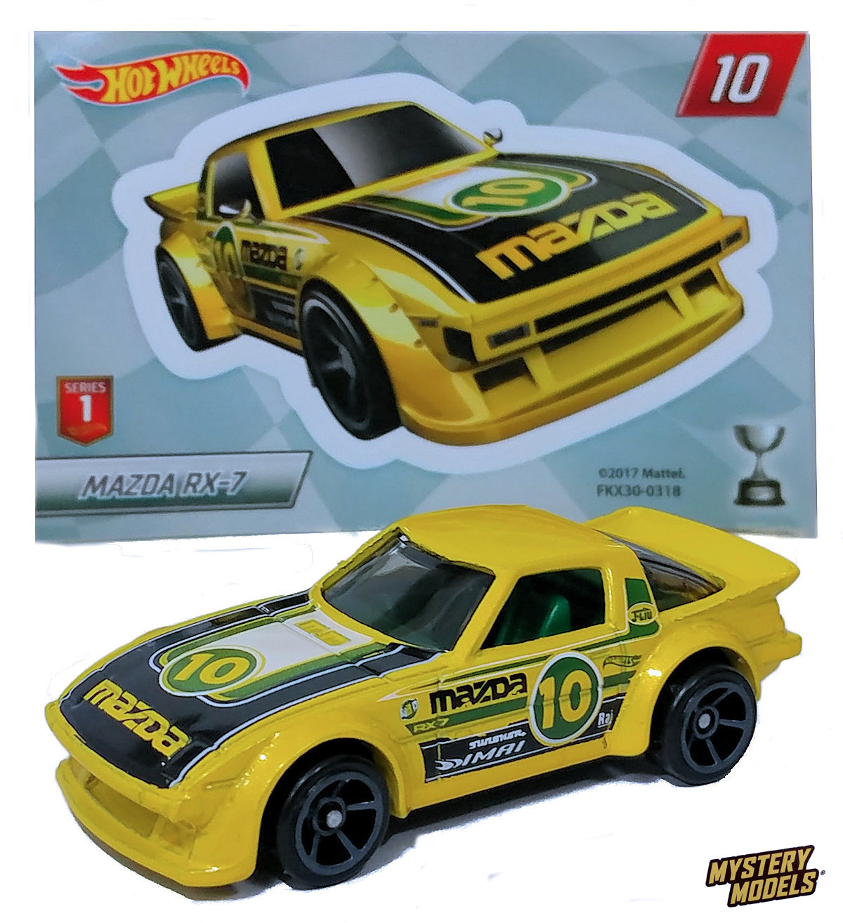 Hot wheels mazda rx7 sales yellow