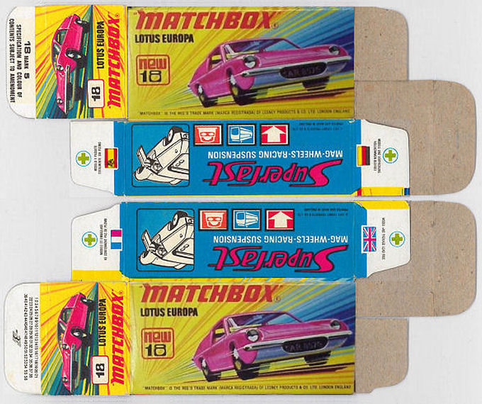 Matchbox car box templates outlet