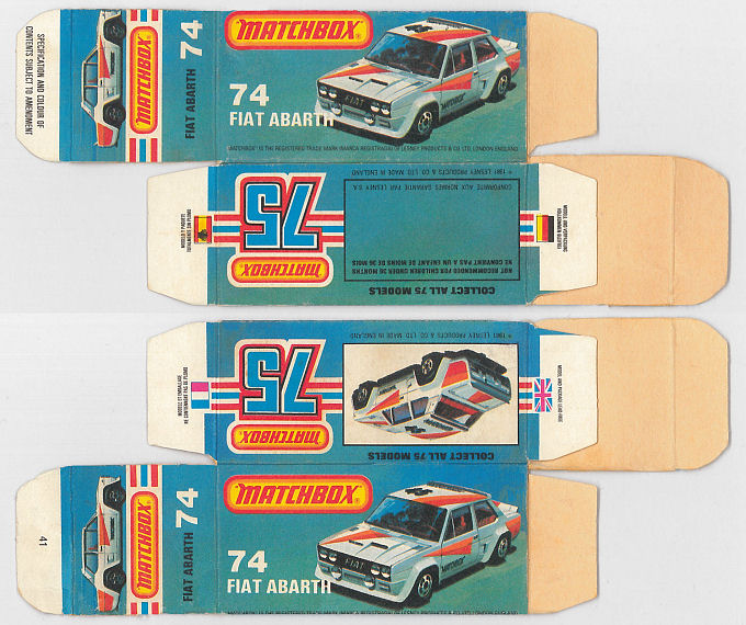 Fiat hotsell abarth matchbox