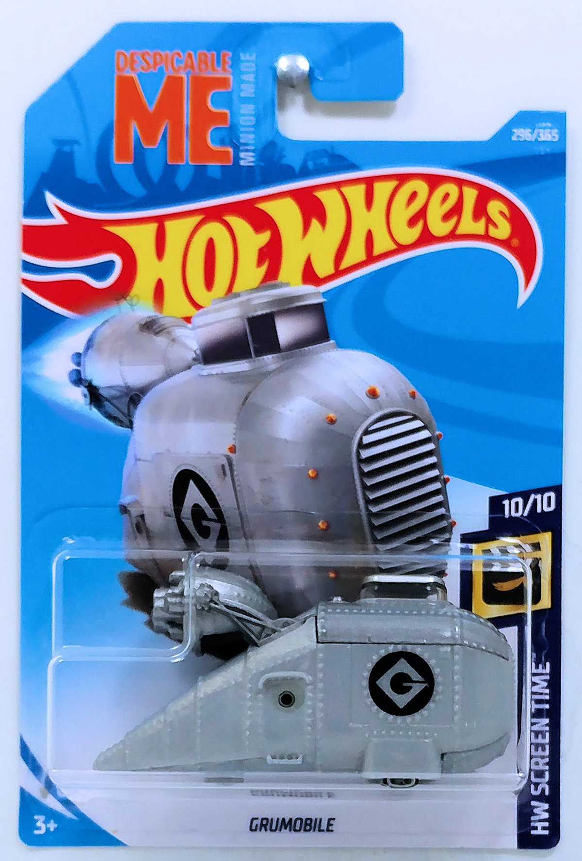 Hot Wheels Despicable Me Minion Made Grumobile HW Screen Time #10/10 New Release 