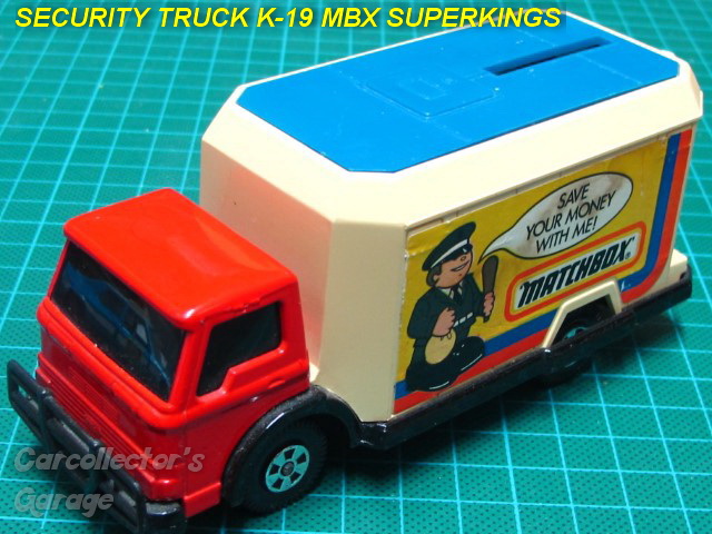 Matchbox security truck k19 sales