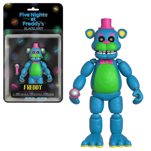 Blacklight Freddy Action Figures hobbyDB