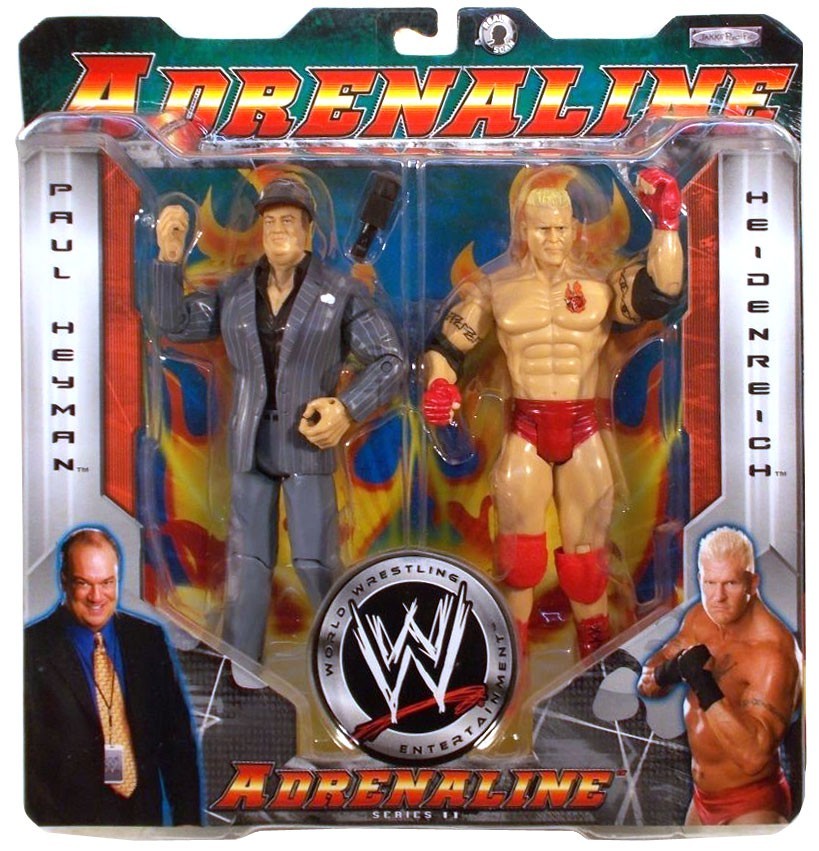 Heidenreich and Paul Heyman Action Figure Sets hobbyDB