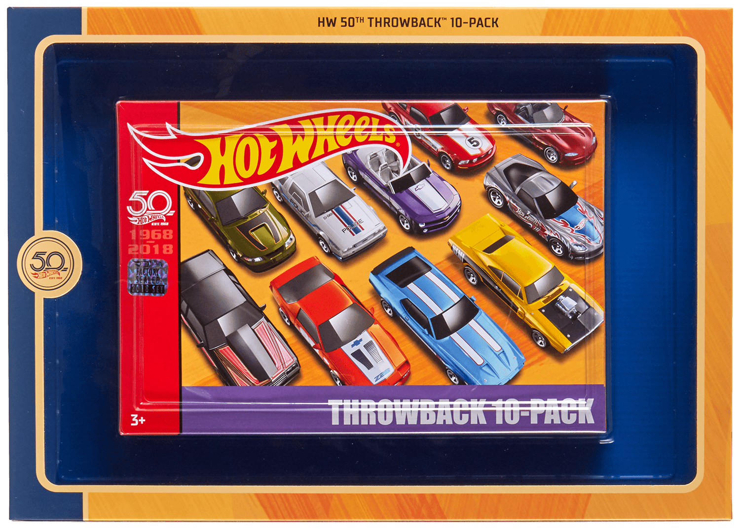 Hot wheels 50th anniversary throwback discount