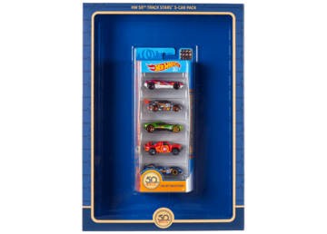 HW 50th Track Stars 5 Car Pack Model Vehicle Sets hobbyDB
