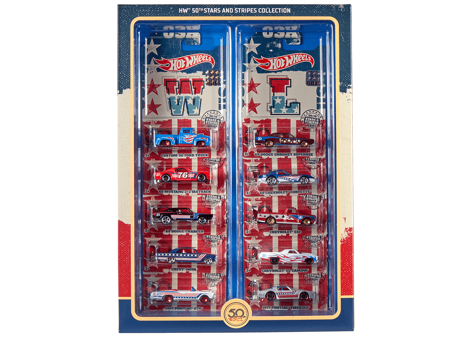 HW 50th Stars And Stripes Collection Model Vehicle Sets hobbyDB