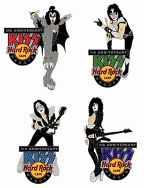 9th - 4 Pin Set - KISS Band | Pins and Badges | hobbyDB