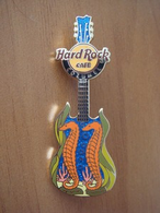 guitar with seahorses