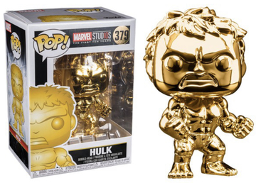 Funko Pop Marvel: Marvel Studios 10 - Hulk (Gold Chrome) Collectible  Figure, Multicolor, Standard