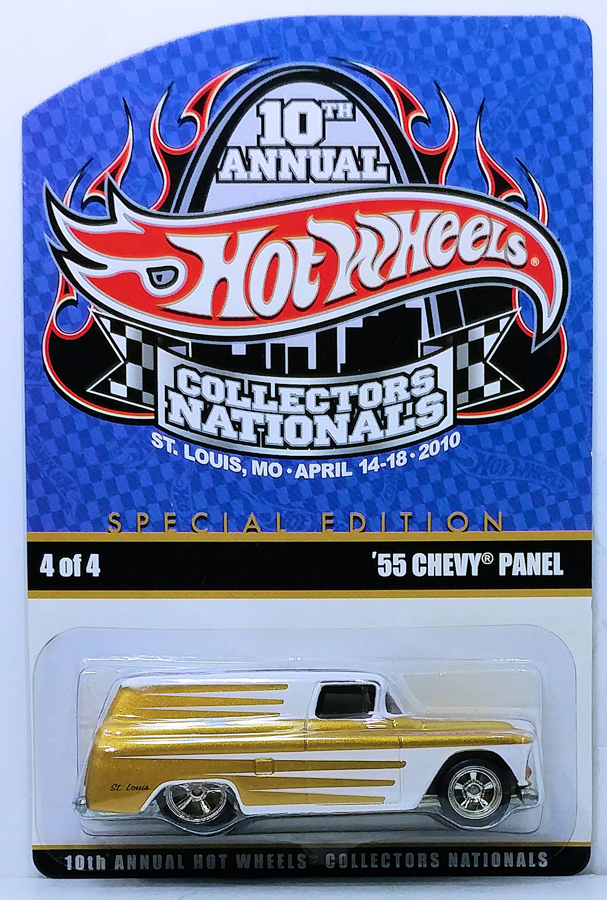 Hot Wheels 2020 Nationals Convention Charity '55 Chevy Panel Nighstalker #'d/700 