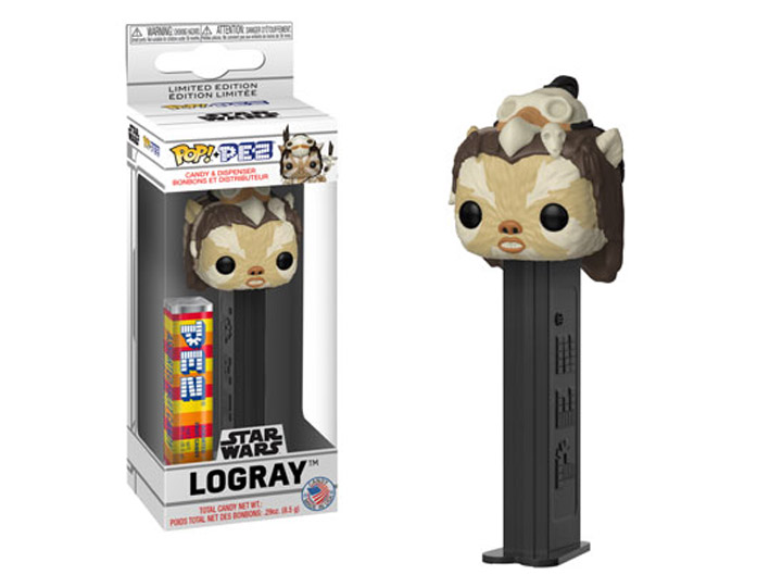 New 2019 Funko Pop Pez Star Wars Logray In Hand Fast Shipping HTF 