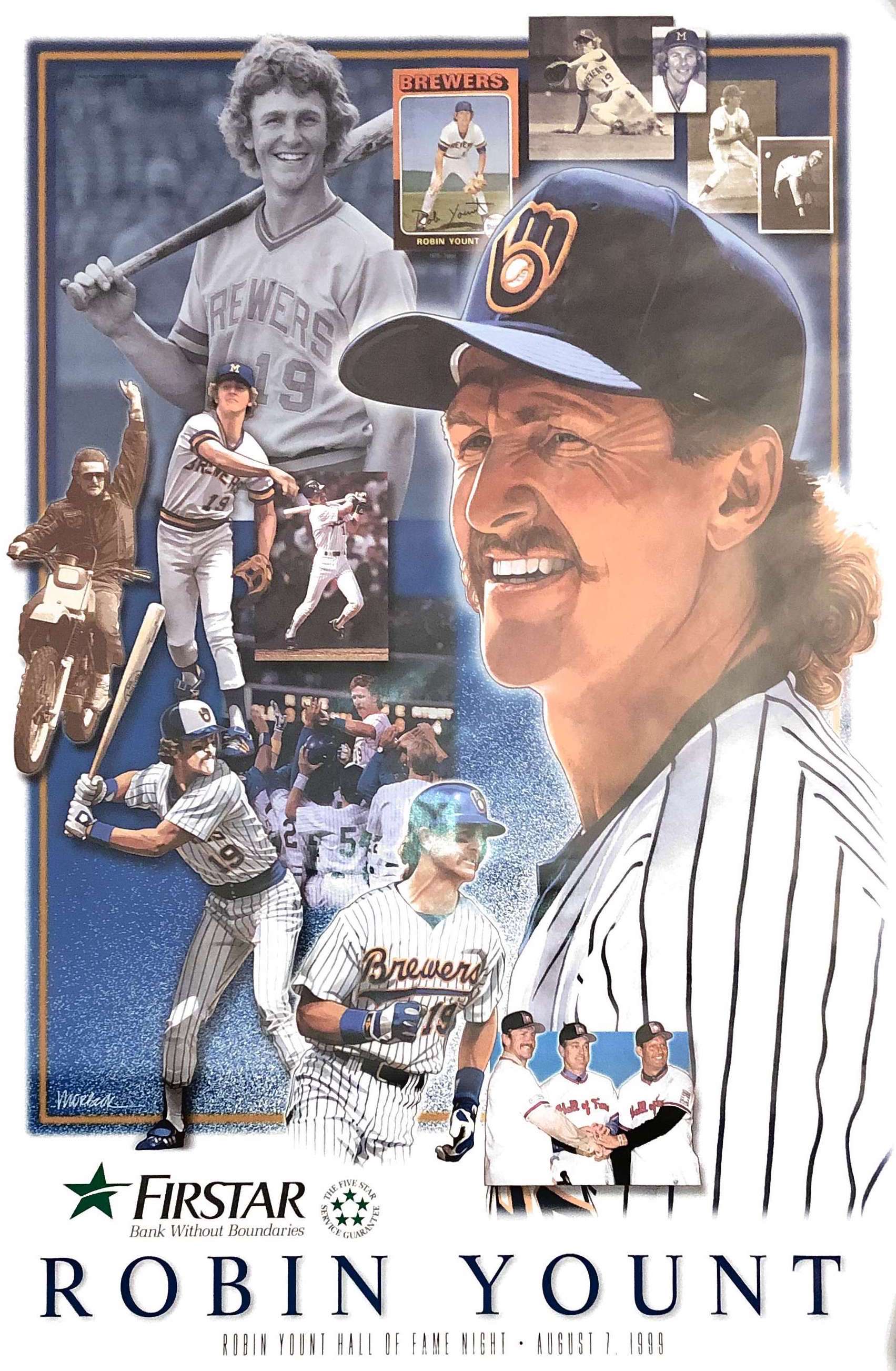 Robin Yount Hall Of Fame Night Poster, Posters and Prints