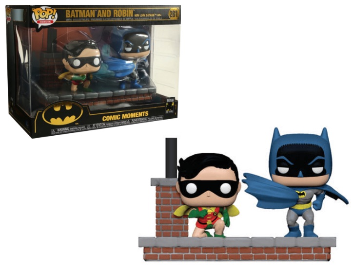 Funko Pop Batman and Robin 281 80th Comic Moment Figure 9 Cm DC Cinema #1 for sale online