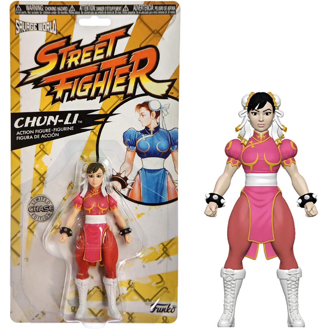 Chun-Li w/Chase Multi Funko 37831 Savage World Street Fighter