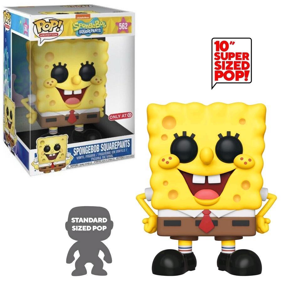 Funko Pop Animation 10 Inch Supersized Spongebob Squarepants #562 Target Exc0 for sale online 