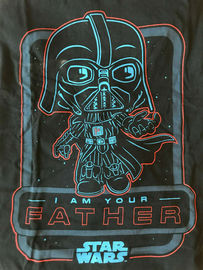 Tees Star Wars Smugglers Bounty I AM YOUR FATHER Vader Size L T-Shirt Funko Pop 