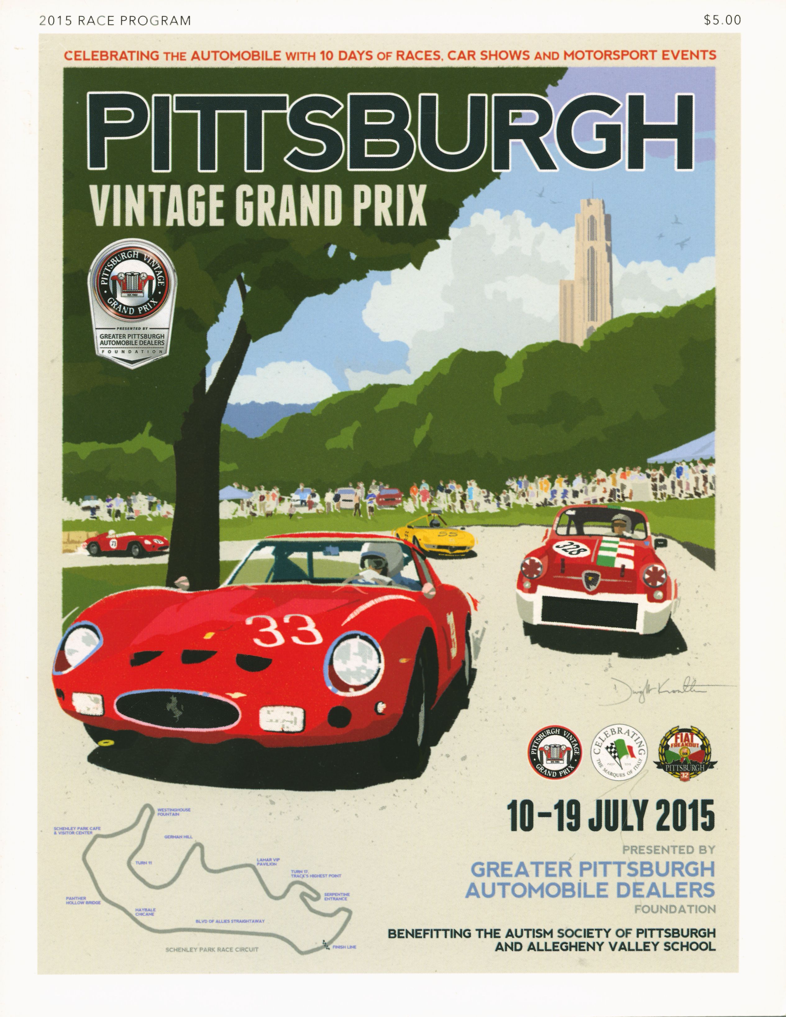 Pittsburgh Vintage Grand Prix Program Event Programs hobbyDB