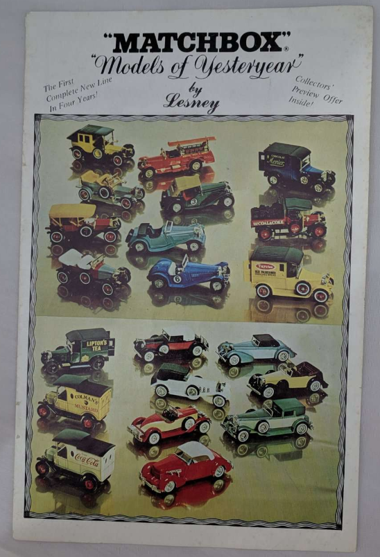 Matchbox models of yesteryear catalogue on sale