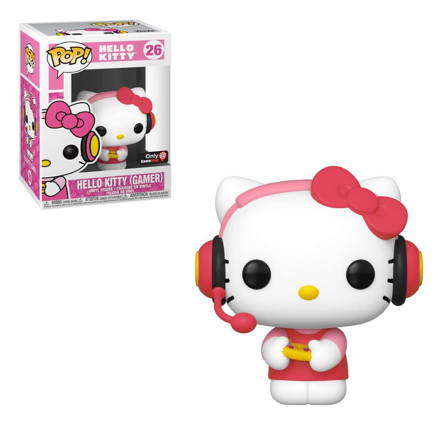 FU41050 Funko Pop! Hello Kitty (Gamer) #26 Game Stop Exclusive
