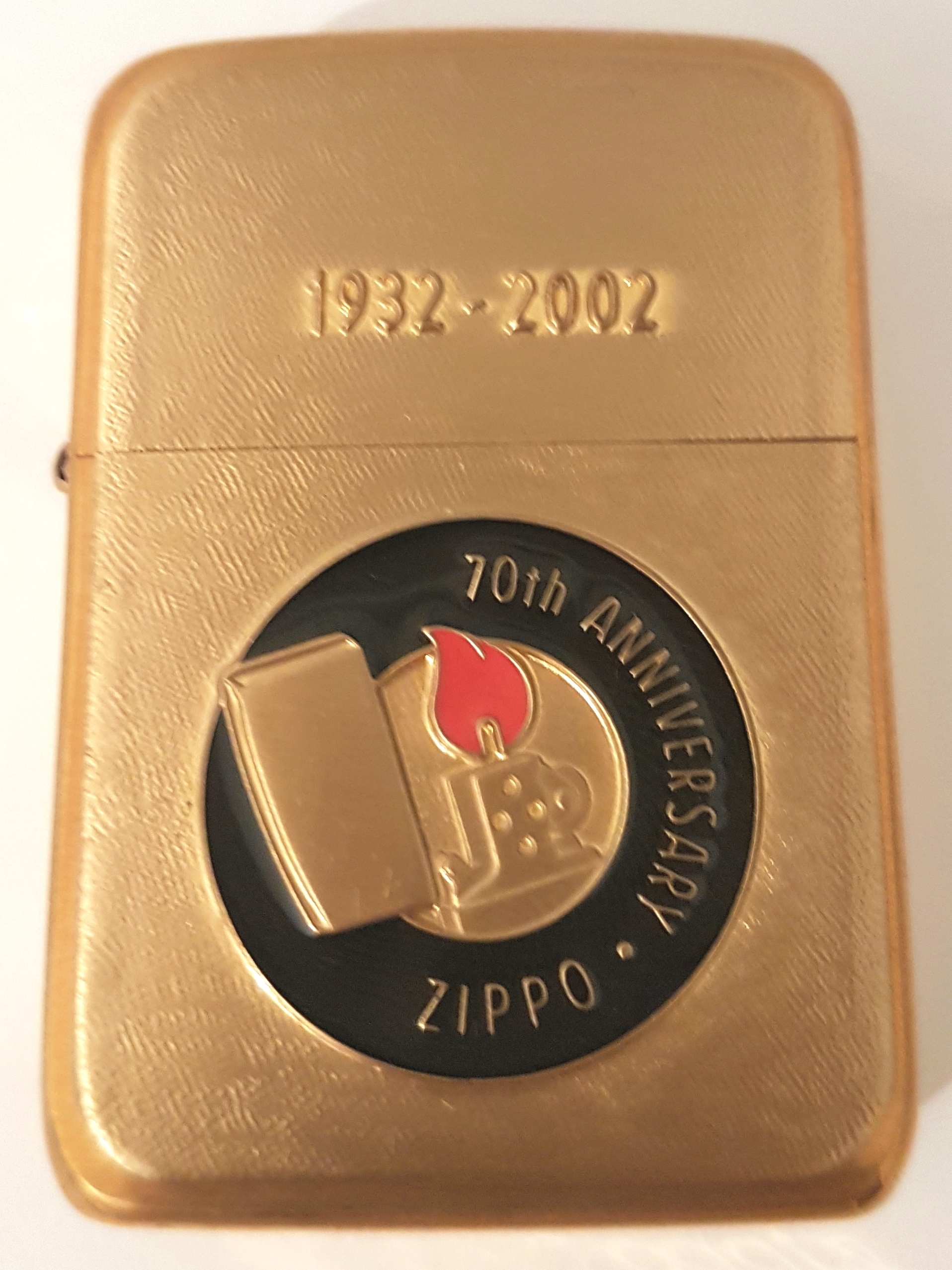 人気ショップ Zippo 70th 1932 2002 ゴールド 70周年 レプリカ 金 