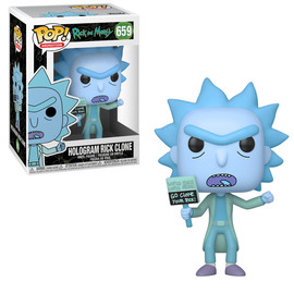 Special Edition - Rick and Morty Funko POP Hologram Rick Clone 