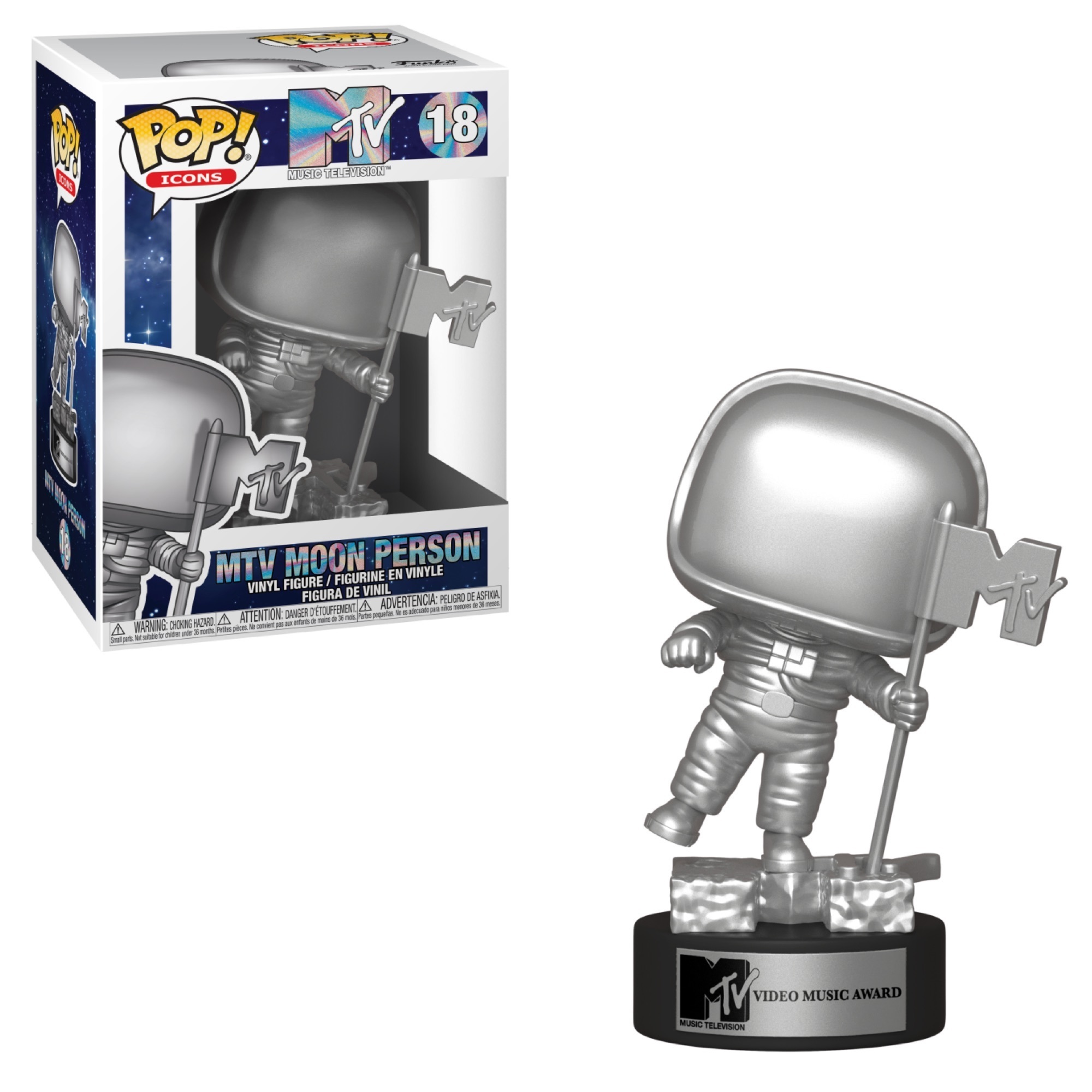Funko Pop Toy New Mtv Icons: Moon Person 