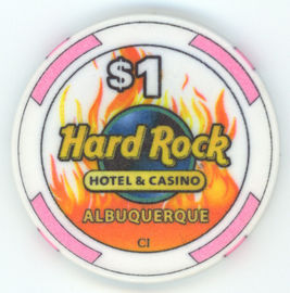Albuquerque 43mm New Mexico Oversized Chip Hard Rock CASINO CHIP $500 