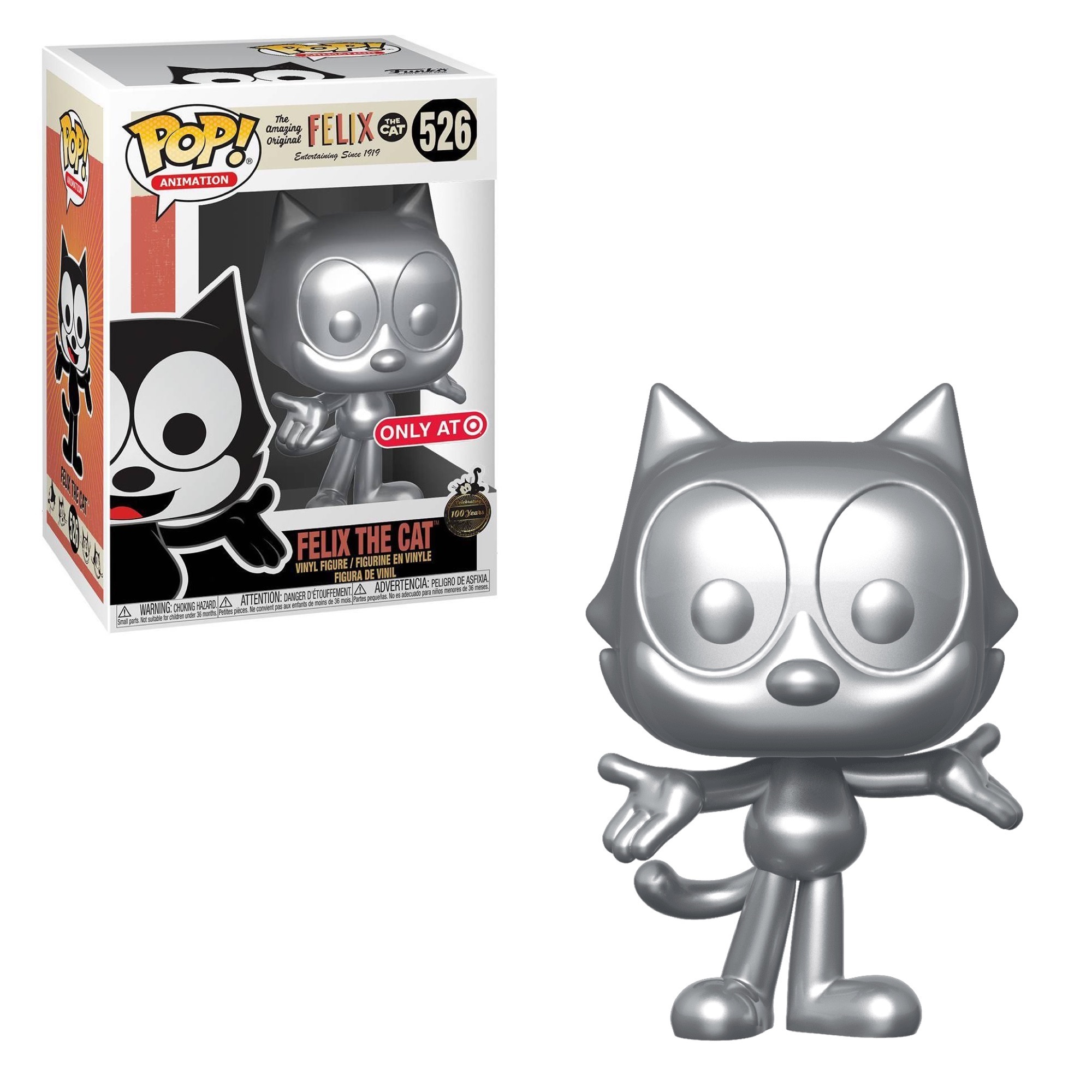 Felix the Cat (Silver) | Vinyl Art Toys hobbyDB
