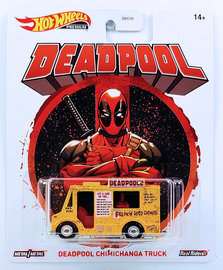 Hot Wheels Marvel Deadpool Character Car Toy - 1:64 Scale