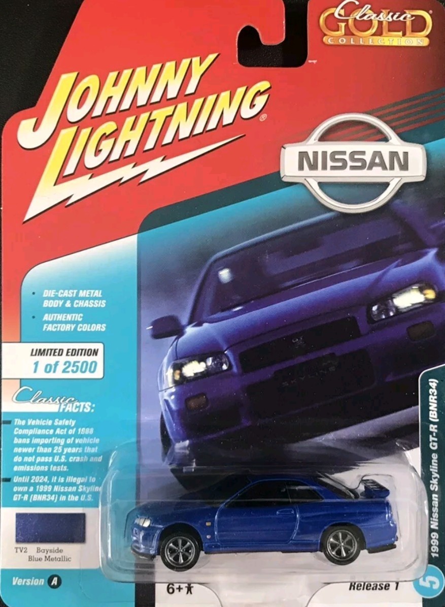 1999 Nissan Skyline GT R (BNR34) Model Cars hobbyDB