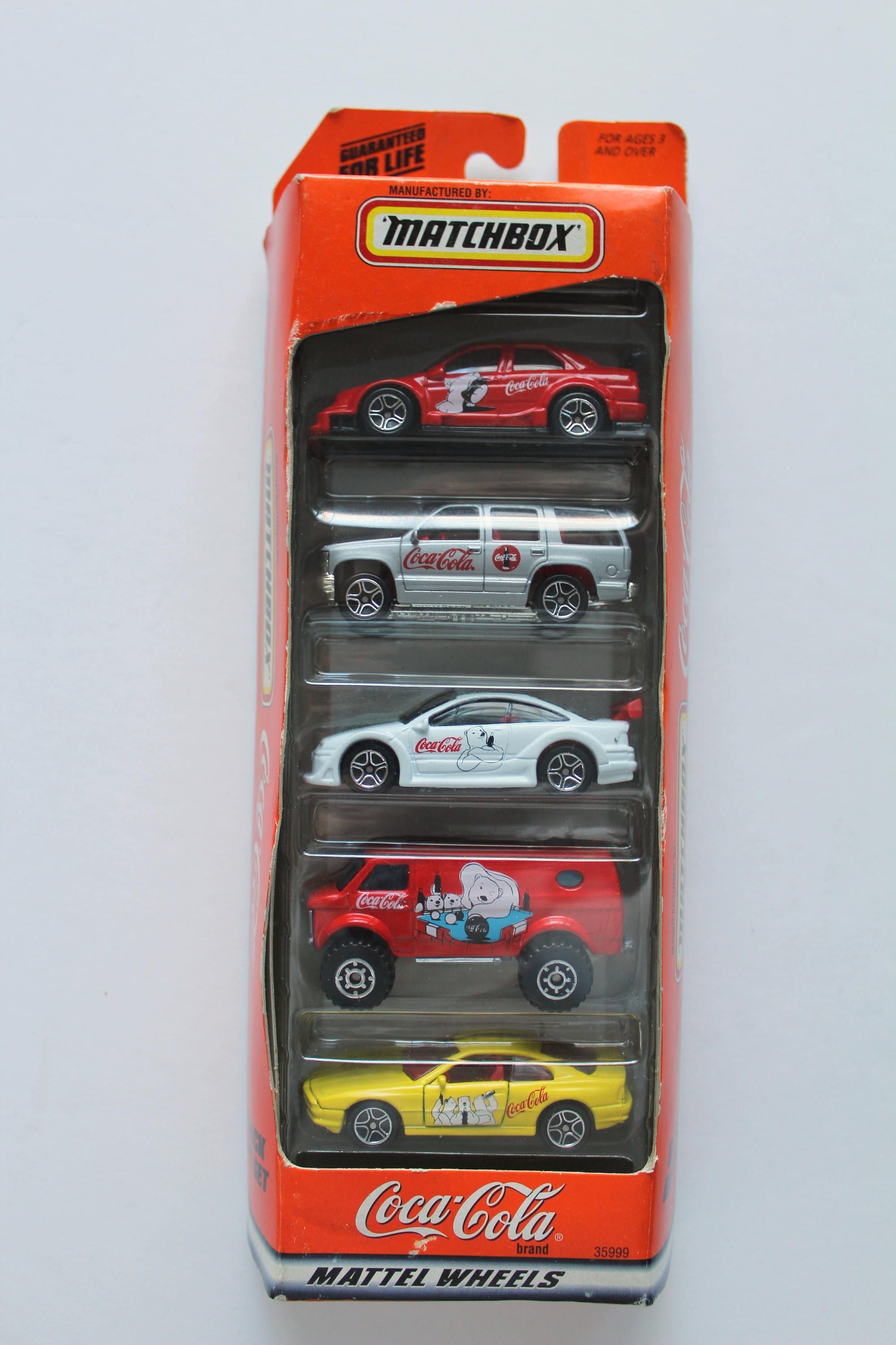 Coca Cola 5 Pack Model Vehicle Sets hobbyDB