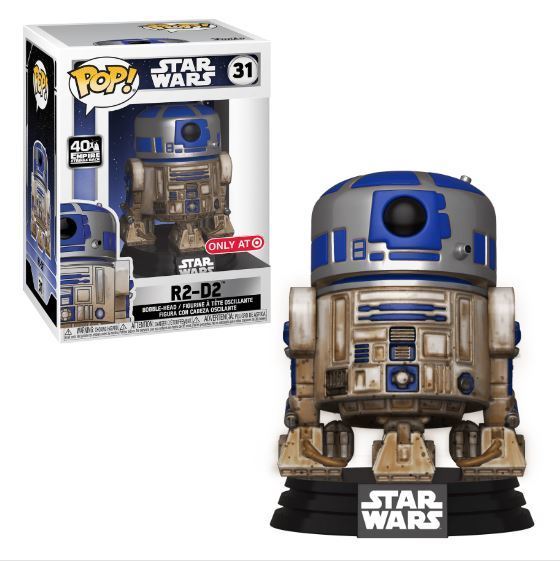 Star Wars Dagobah R2-D2 #31 40th Anniversary Target Exclusive IN HAND Funko Pop 