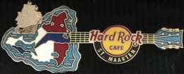 Map Guitar with Ship