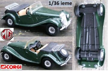 1955 MG TF Model Cars hobbyDB