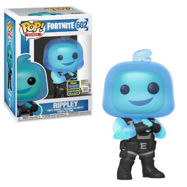 Fortnite Rippley 2020 Summer Convention Limited Edition Pop Games Figure #602 