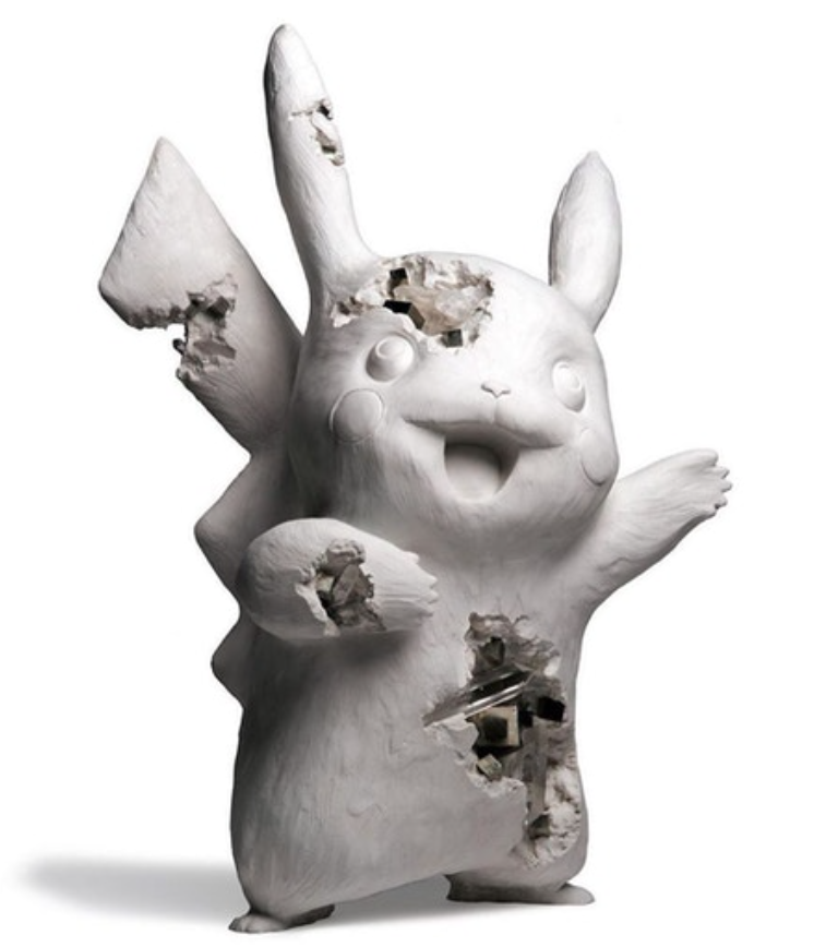 Daniel Arsham x Pokemon Crystalized Pikachu Future Reli