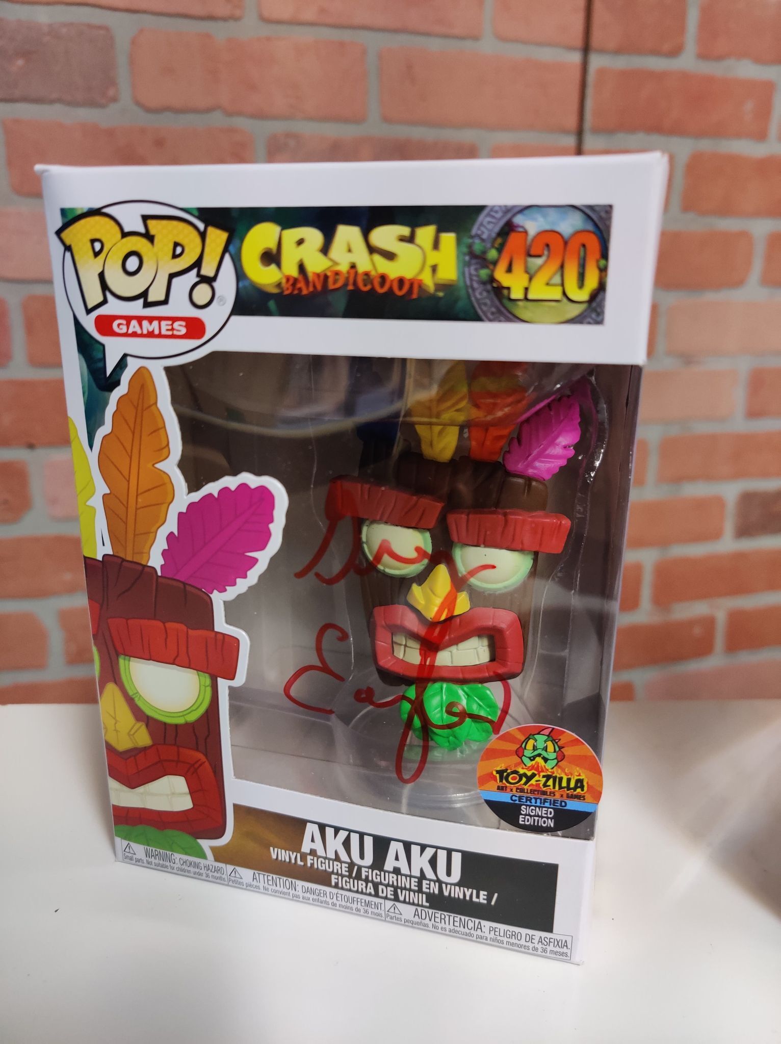 Funko Games Crash Bandicoot Multicolor Aku Collectible Figure