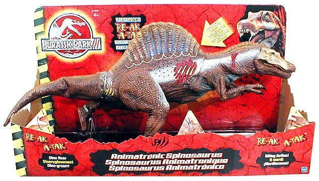 Jurassic park 3 animatronic spinosaurus toy 2025