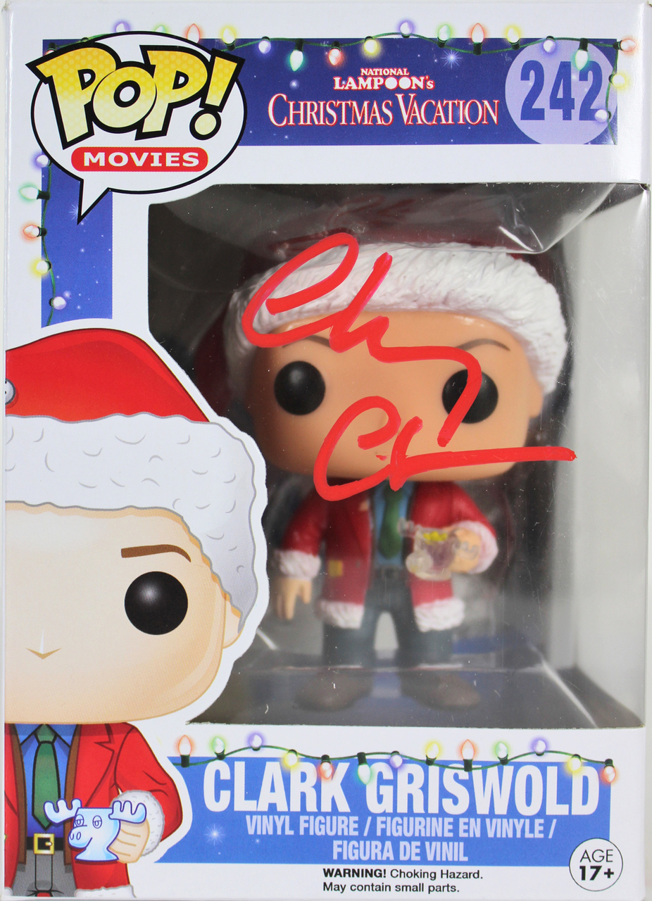 Autographed/Signed Chevy Chase Clark Griswold Christmas Vacation