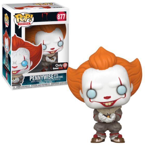 IT Pennywise With Glow Bug Funko Pop Vinyl 877 Limited Edition UK Seller 