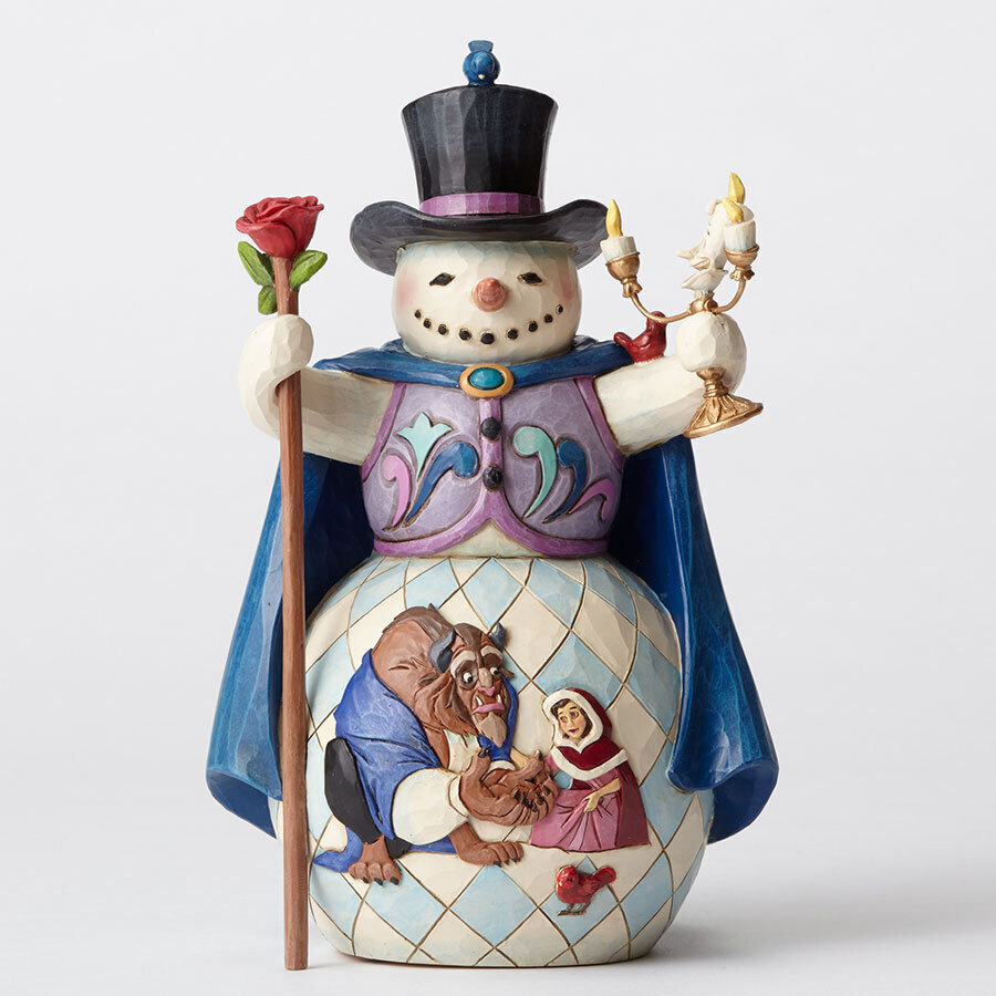 Enchanted Christmas - Beauty and the Beast Snowman | Statues