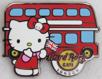 Hard Rock Cafe London Hello Kitty Special Edition 2020 Collectable Pin Set NEW 