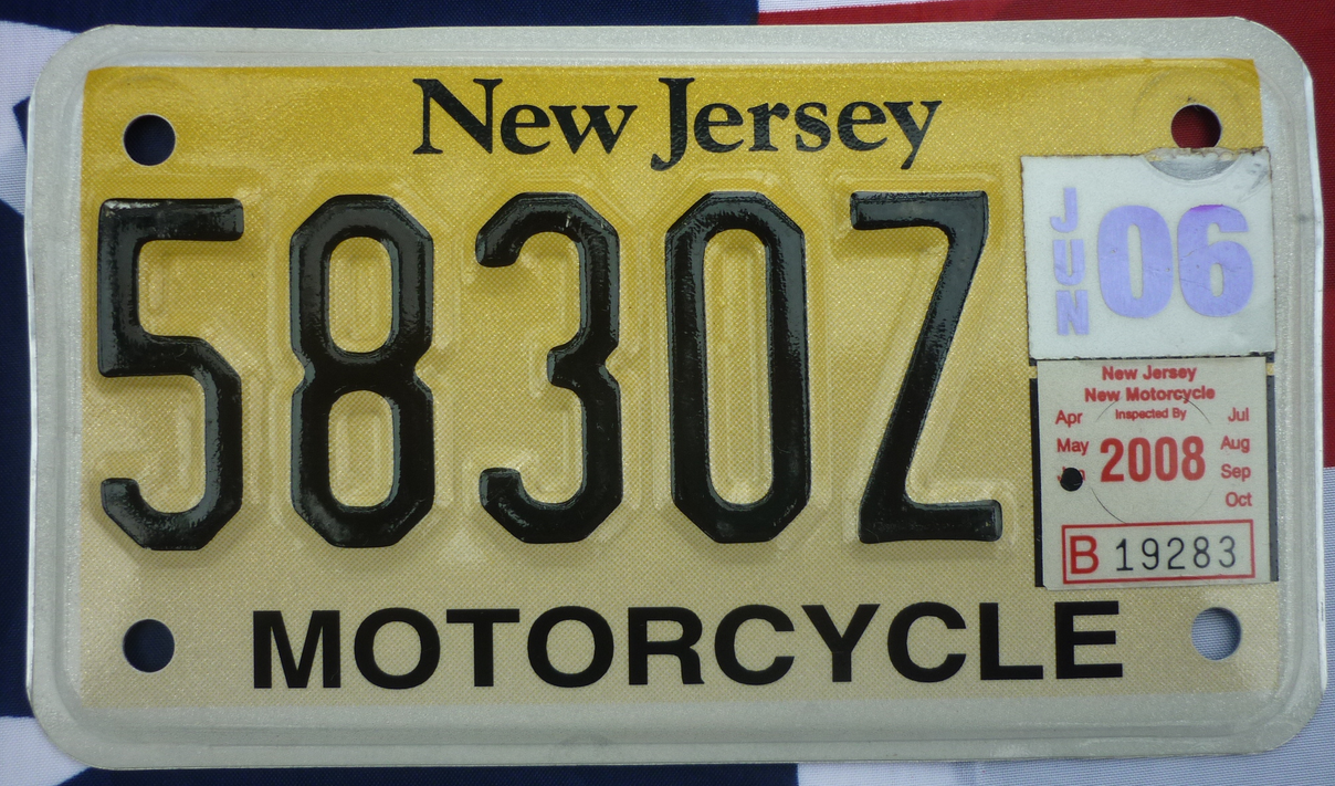 New Jersey License Plate License Plates hobbyDB
