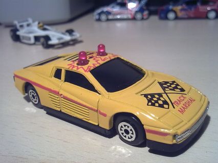 Ferrari Testarossa Track Marshal Model Cars hobbyDB