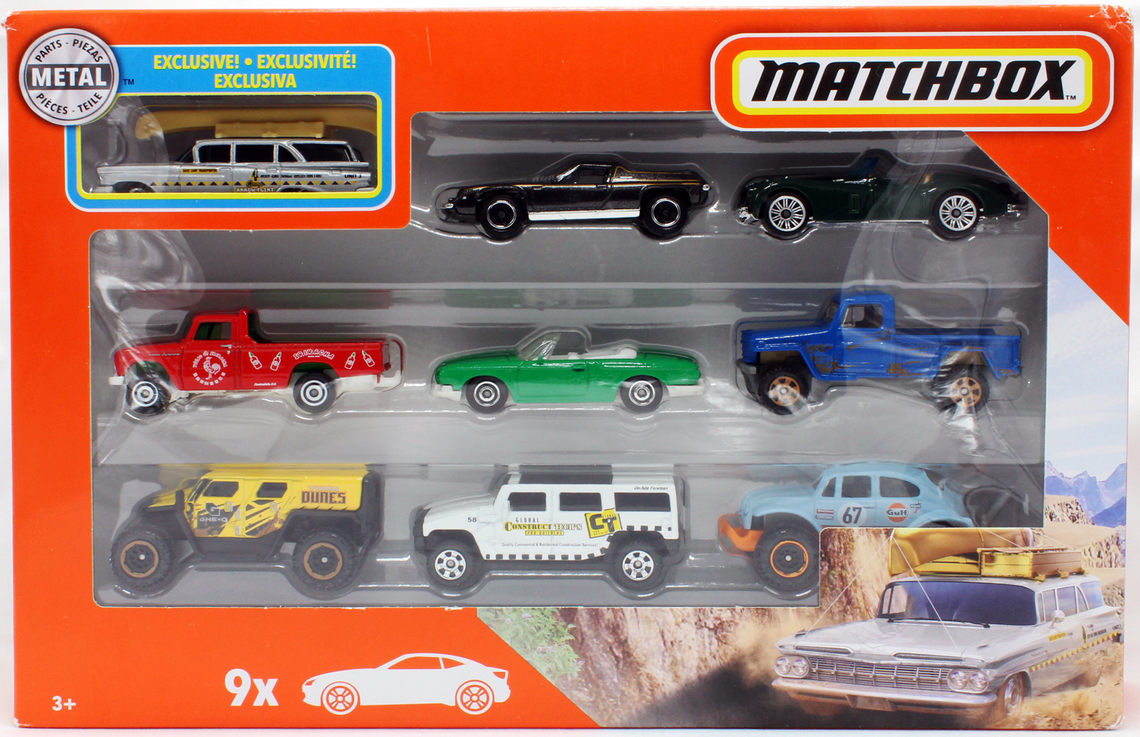 2020 Matchbox 9-Pack - '59 Chevy Wagon Exclusive | Model Vehicle Sets ...