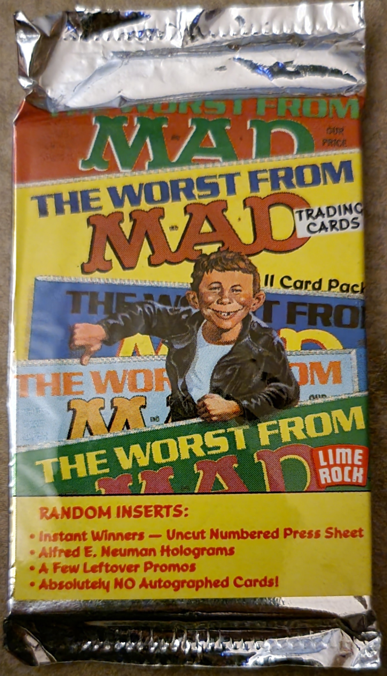 1992 LIME ROCK MAD MAGAZINE SERIES 2 COMPLETE SET OF 55 MINT *INV6454 