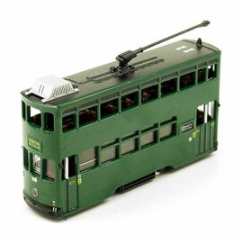 Tiny City 32 Hong Kong Tram Green Diecast Model 