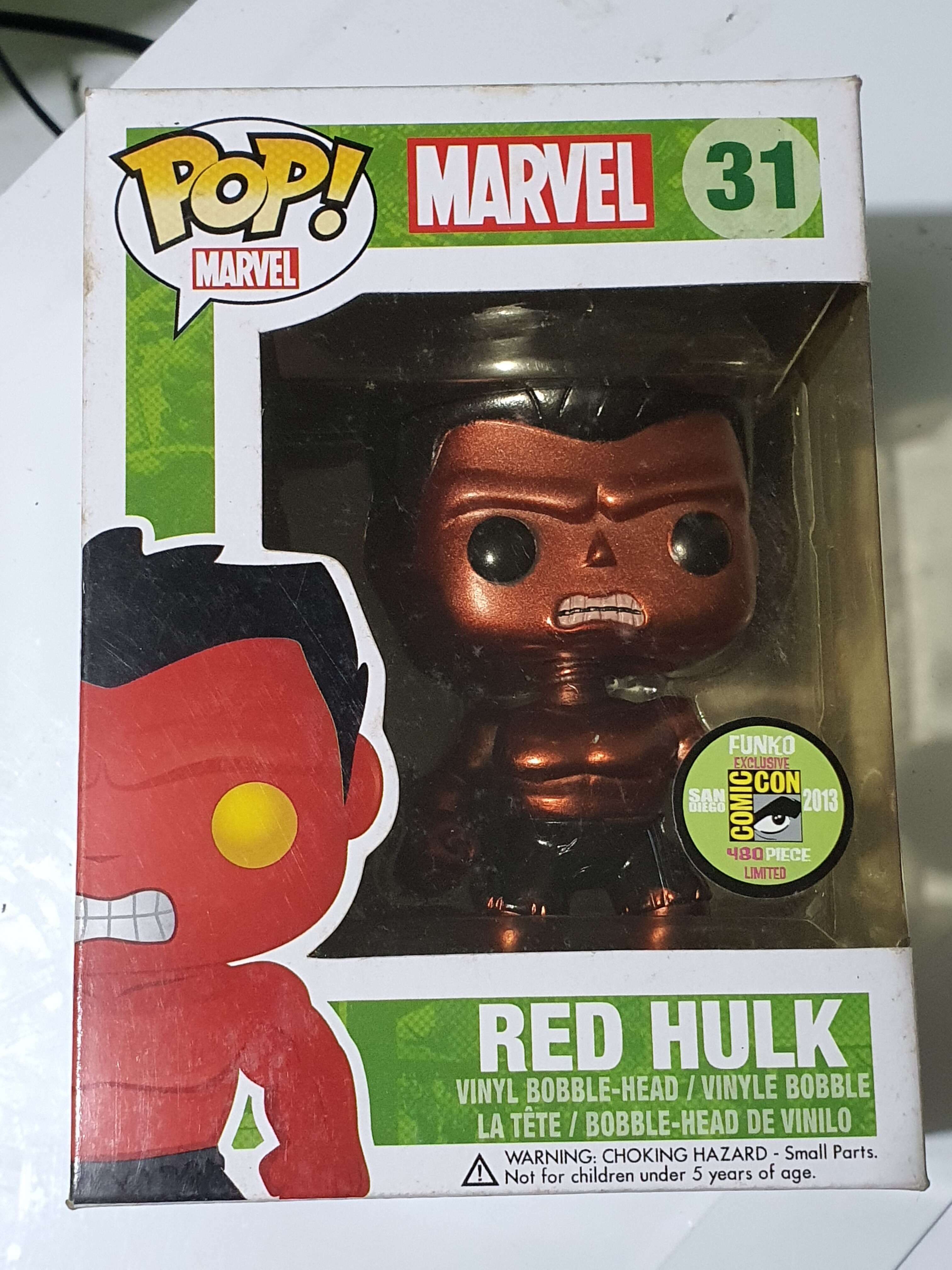 Red hulk metallic sales funko pop